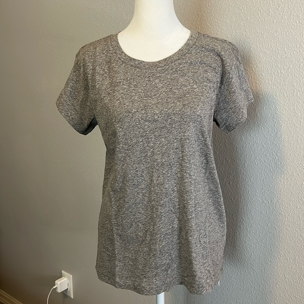 Madewell Tri Blend Ex Boyfriend Short Sleeve TShirt Grey Size Small NWT